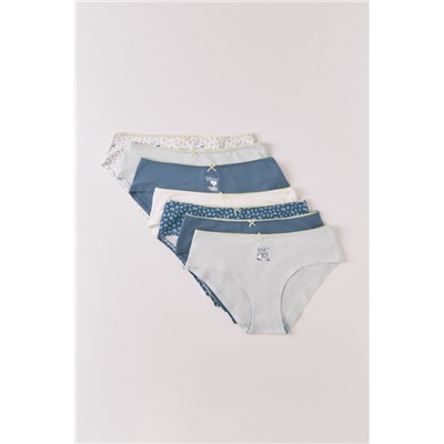 Pack 7 bragas culottes algodón Snoopy