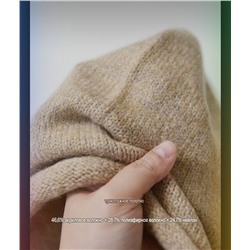 Легкая вязаная шапка унисекс со светоотражающей наклейкой логотипа бренда  AL*O