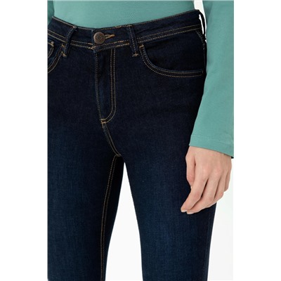 Kadın Koyu Mavi Jean Pantolon