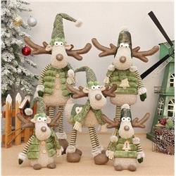 Прикольные олени 🦌 новогодняя игрушка. Статичные и на телескопических ногах