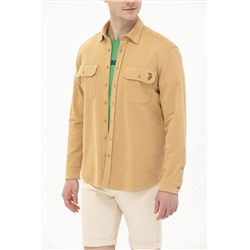 Erkek Camel Uzun Kollu Gömlek
