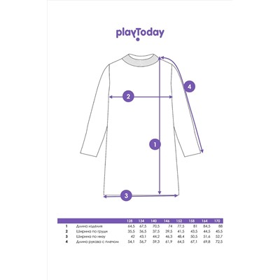 Платье PLAYTODAY, 1064391
