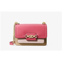 Heather Extra-Small Color-Block Leather Crossbody Bag