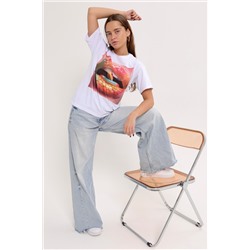 Футболка с принтом (змея)