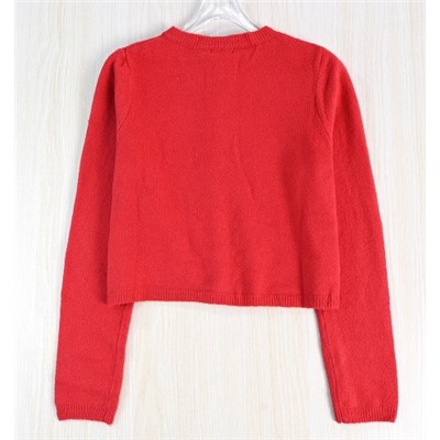 Красный кардиган