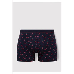 Mavi 3lü Baskılı Boxer 0911988-900