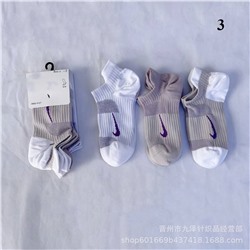 Классные короткие носки Nik*e 👟  Комплект из 3 пар