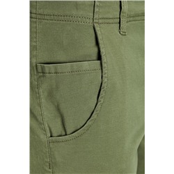 Pantalón recto Caqui