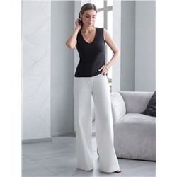 Топ из премиального хлопка с эластаном