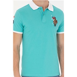 Erkek Mint Basic Polo Yaka Tişört