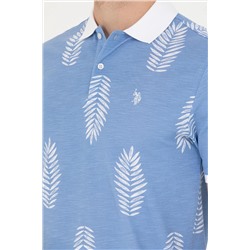 Erkek Kobalt Mavi Tişört