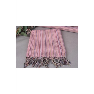 Kayra Export Peştemal Pembe Ev Hediyesi Peştemal Organik Küçük Boy 45x95 Cm Peşkir