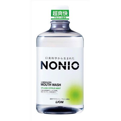LION Ополаскиватель для полости рта  антибактериальный NONIO cо вкусом мяты и цитруса 1000 мл