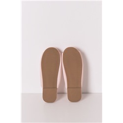 Zapatillas casa satén rosa