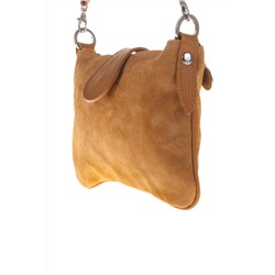 Bandolera de piel Camel