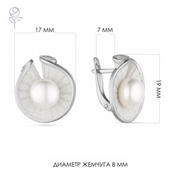 Серьги серебро 52850S1W