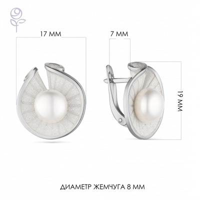 Серьги серебро 52850S1W