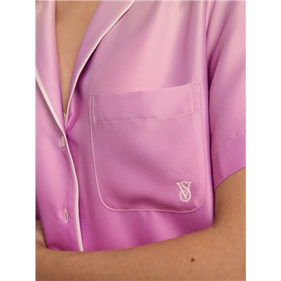 Victoria's Secret Glazed Satin Ombré Short Pajama Set