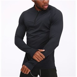 Быстросохнущая дышащая компрессионная кофта для спорта