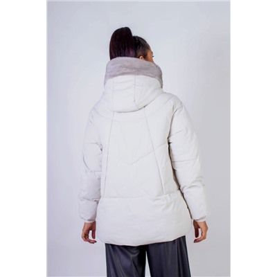 Зимняя куртка с капюшоном Меховая отделка арт.631