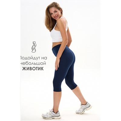 Бриджи женские темно-синий БриджиЖ1