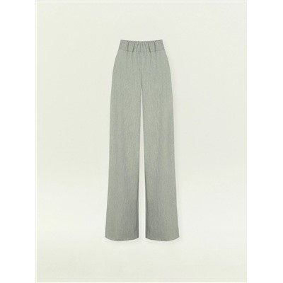 Брюки широкого кроя на резинке, D408/moma