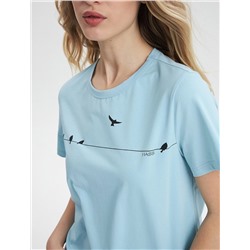 Футболка женская 2500-0209-10 хлопок