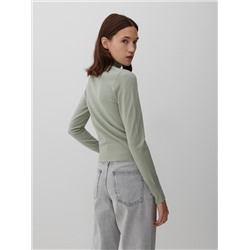 Rollkragenpullover aus Viskosemischung