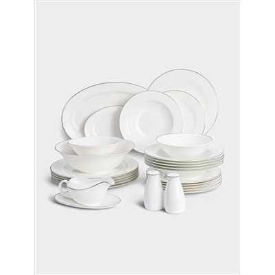 Сервиз обеденный, 6 перс, 27 пр, Айвори