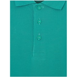 Jade Green Short Sleeve School Polo Shirts 2 Pack