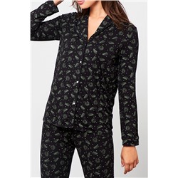 Lally Ночная Рубашка Черная