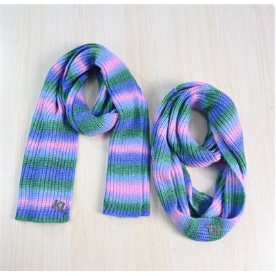 Толстый шерстяной шарф с узором КАР*Л 😎