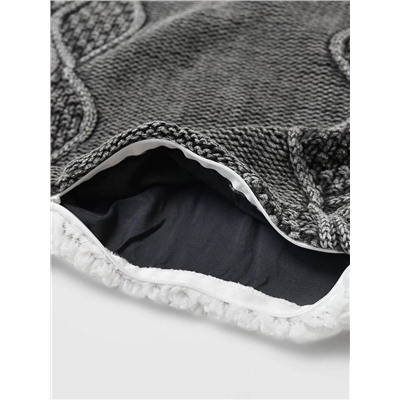 Интерьерная подушка Ugg с объемной вязкой  Экспорт  ❄️