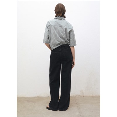 Jeans rectos tiro alto