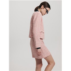 Блейзер из фактурного джерси