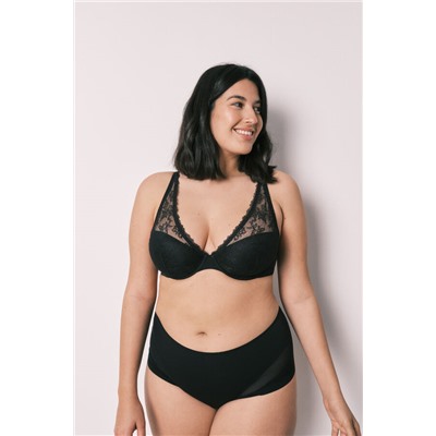 Sujetador halter encaje negro INTUITIVE