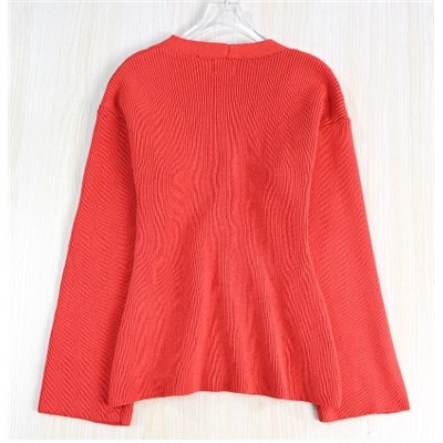 Красный трикотажный кардиган Н*М