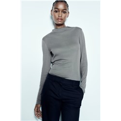 CREPE COTTON T-SHIRT