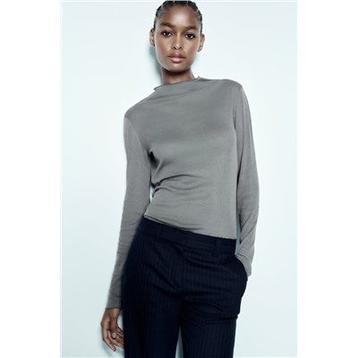 CREPE COTTON T-SHIRT