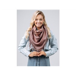 Платок Lanotti двухсторонний Сердце природы бордовый /№62