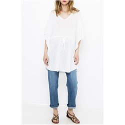 Jersey de lino Blanco