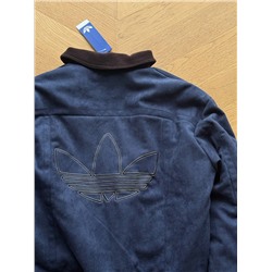 Замшевая куртка-бомбер АДИДА*С