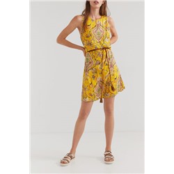 Vestido fluido estampado