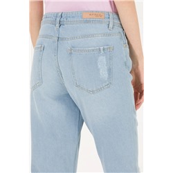 Kadın Açık Mavi Jean Pantolon