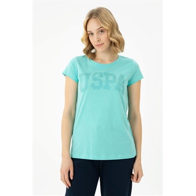 Kadın Mint Basic Tişört