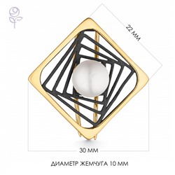 Брошь серебряная 925 арт.56021Y1B