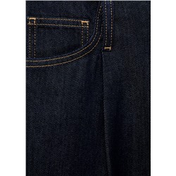 Pantalón denim wideleg cintura deshilachada