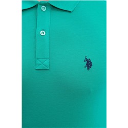 Erkek Yeşil Basic Polo Yaka Tişört