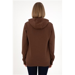 Erkek Kahverengi Basic Sweatshirt