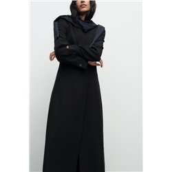 LONG SINGLE-BUTTON COAT